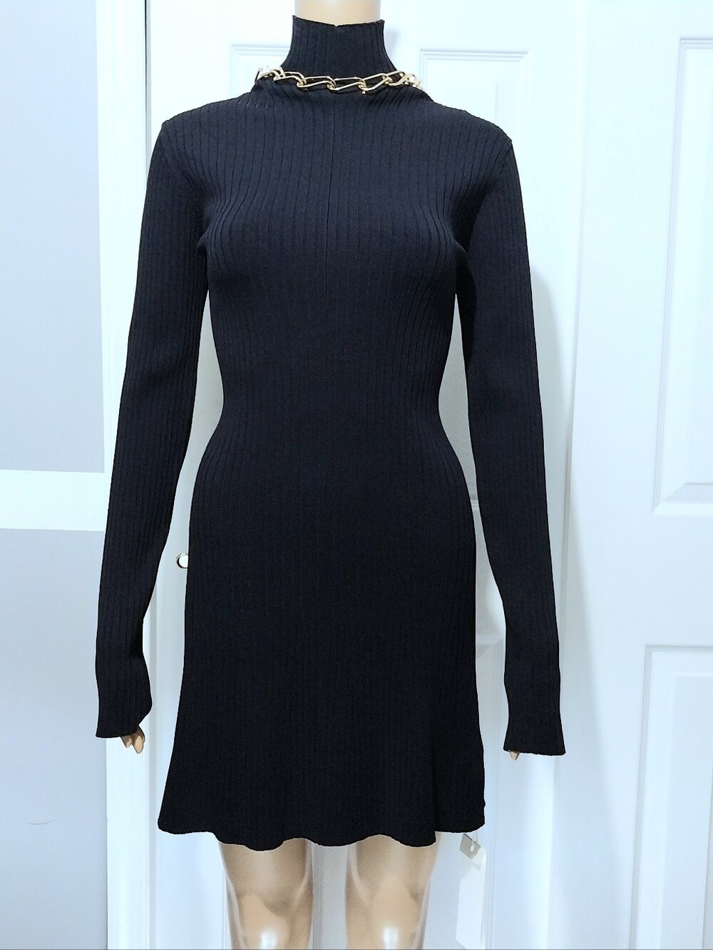 Dion Lee Lustrate Chain Mini Dress, NWT, Size 8